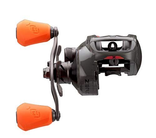 13 FISHING - Concept Z SLIDE - 6.8:1 Gear Ratio - Right Hand Retrieve (Fresh+Salt) - ZSLD2-6.8-RH, Battleship Grey