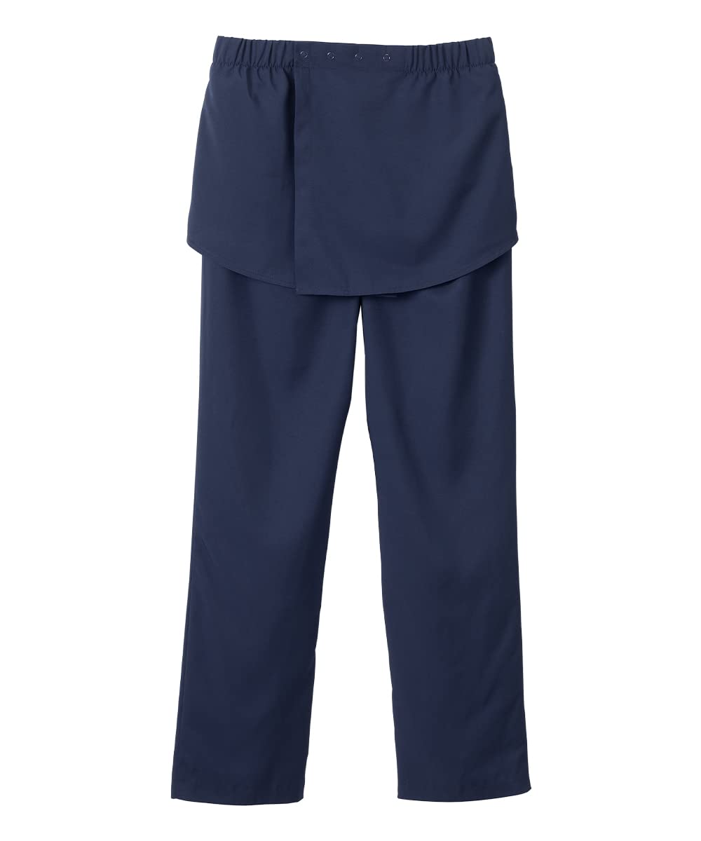 Women’s Open Back Adaptive Wheelchair Gabardine Pants for Seniors - Navy MED