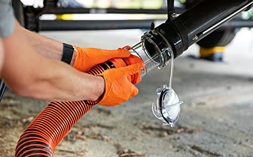 Camco RhinoEXTREME 20' RV Sewer Hose Kit – Premium Sewer Kit — Pre-Assembled & Ready-to-Use — Includes 4-in-1 Dump Station Adapter & Storage Caps — Crush & Abrasion Resistant (21012)