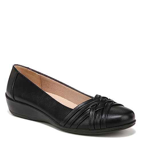 LifeStride Womens Incredible Ballet Flat, Bone, 8 US