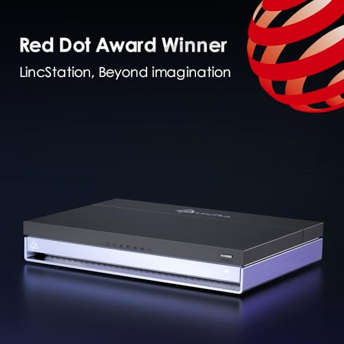 LincStation N1 6 Bay NAS Storage Support 6x8TB SSD Network Attached Storage with Unraid System License Home Server Cloud Storage Device Quiet/Portable (Diskless)
