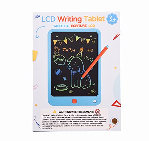 bravokids 10 Inch Drawing Tablet for Boys, Colorful Lcd Writing Tablet for Kids, Erasable Drawing Pad for Toddler, Learning Painting Toys, Birthday Christmas Gifts for 3 4 5 6 7 8 9 10 Years Old Girls