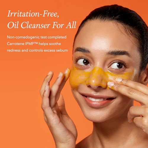 Aprilskin Carrotene IPMP Hydromelt Double Cleansing Makeup Remover Oil Balm Mini Size | Vegan | Blackheads Remover | Makeup Cleanser | Korean Skin Care | Kbeauty | Travel Size, 2 Packs