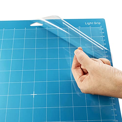 ReArt Cutting Mat Suit for Silhouette Cameo 3 Packs 12” x 12” - Light Grip Adhesive Cutting Mat Replacement Set Mats Vinyl Craft