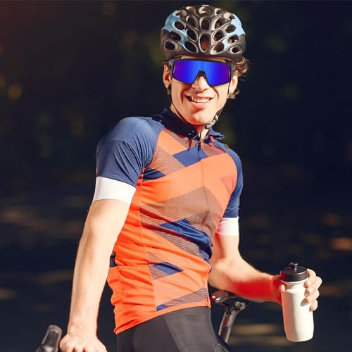 DUCO Cycling Sunglasses for Men Women Polarized Sports Sunglasses UV400 Baseball Sun glasses Anti Scratch Goggles DC0040