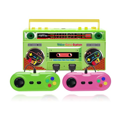 Game Console System Support 2 Players, Plug tv Games HDTV Output ,Parent-Child Game , Father and Son, Birthday Gifts Choice for Children/Adults