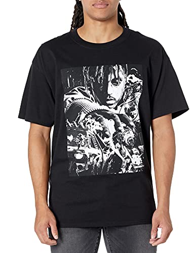 Juice WRLD Unisex-Adult Standard DR4L Anniversary Tee, Black, Small