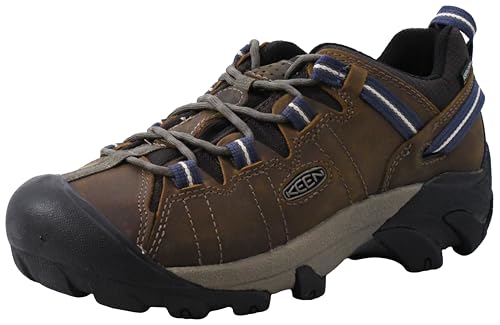KEEN Women's Targhee 2 Low Height Waterproof Hiking Shoes, Timberwolf/English Lavender, 10