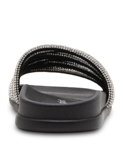 Madden Girl Women's Xana Slide Sandal, Black Multi, 6