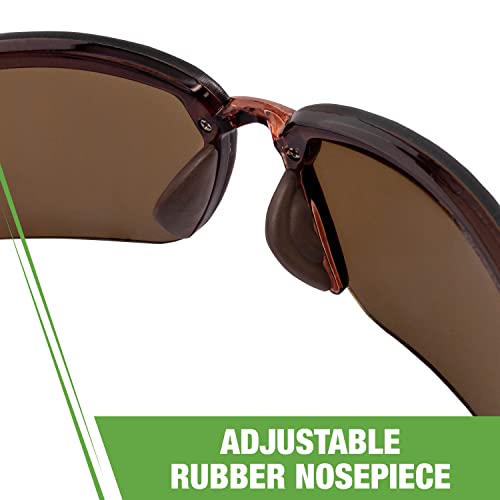 Crossfire 2964 Safety Glasses, Clear Lens/Pearl Gray Frame, One Size
