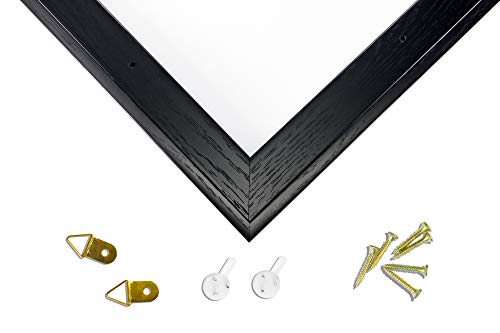 Canvas Floating Frame, Picture Wall Art Painting Frame for Finished Canvas Painting 1-1/4 Deep Picture Art Wall Decor. (Black, 12x20)
