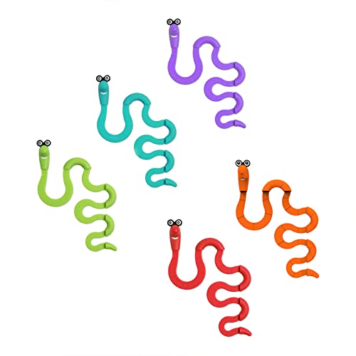 Clip Bookmarks for Kids Students Women and Men - Wally The Bookworm Cool Cute Bookmark and Page Holder Unique Gift Idea - Funny Book Marker and Reading Accessory for Book Lovers (Red)