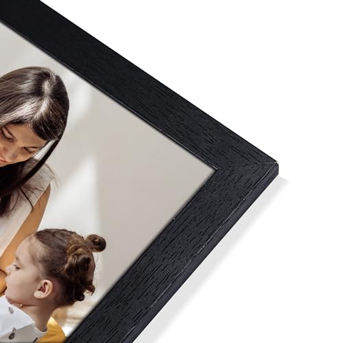 Edenseelake 4x6 Picture Frame Set of 15, Black Wood Photo Frame 4 by 6 for Wall or Tabletop Display