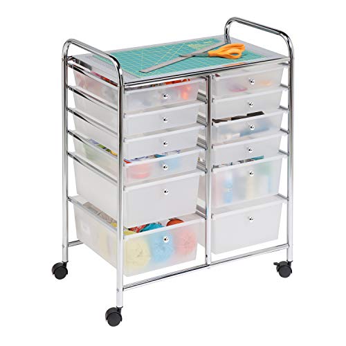 Honey-Can-Do Craft Storage Cart 19.13" x 33.62"