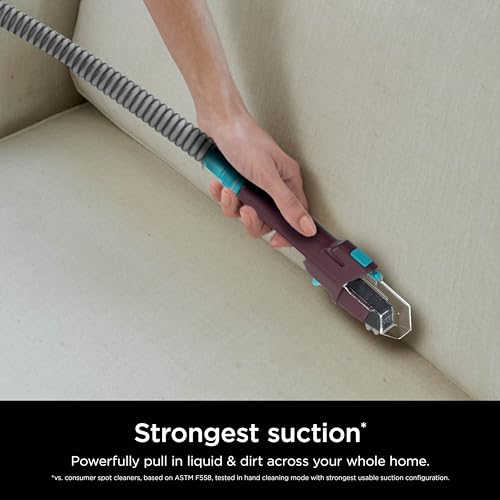 Shark StainStriker Portable Carpet and Upholstery Cleaner, Spot, Stain, & Odor Eliminator, 3 Attachments, Perfect for Pets, Carpet, Area Rugs, Couches, Upholstery, Cars & More, Burgundy, PX203BRN