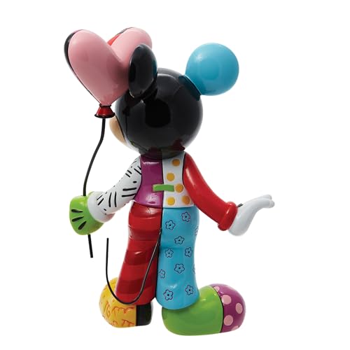 Enesco Disney Britto Mickey Mouse Heart Balloon Limited Edition Figurine, 10.5 Inch, Multicolor