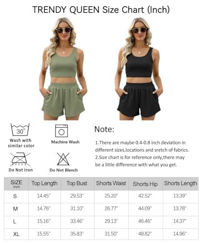 Trendy Queen 2 Piece Lounge Sets Women Summer Outfits Fashion Matching Beach Set 2024 Comfy Workout Set Fashion Spring Clothes Tracksuits Trendy White M