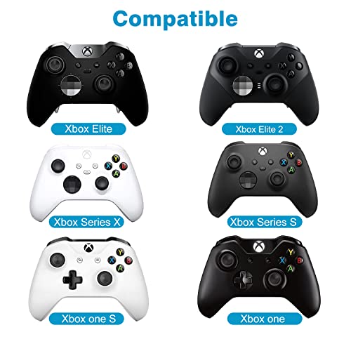 MoKo Green Backlight Keyboard for Xbox One Controller, Xbox Series X/S, Wireless Gaming Chatpad Keypad with USB Receiver&3.5mm Audio Jack, Xbox Accessories for Xbox One/One S/Elite/2 Controller, Black