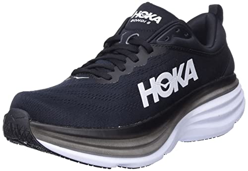 Hoka Men's Bondi 8 Sneaker, Frost/Gold, 7