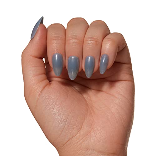 Glamnetic Press On Nails - Maple Glaze | Short Almond Nude Brown Neutral Nails with Glaze Finish | 15 Sizes - 30 Nail Kit with Glue