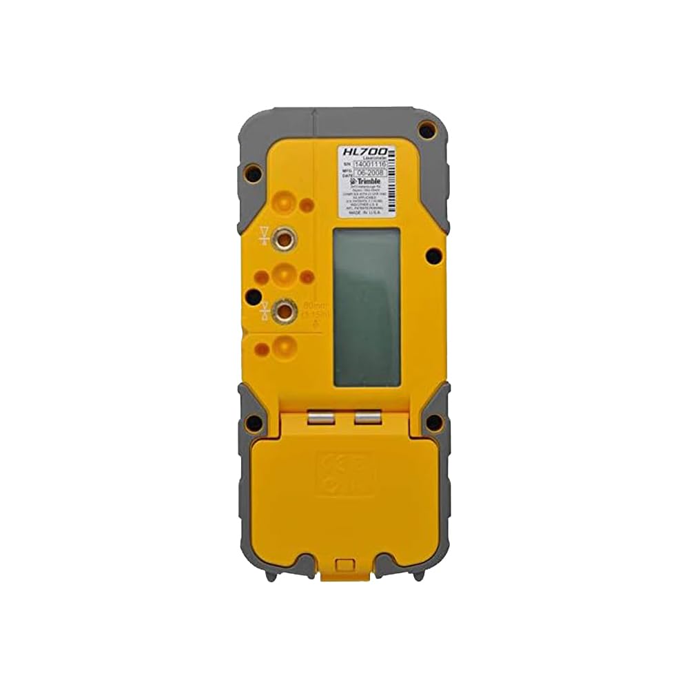 Spectra Precision HL700 Digital Readout Receiver for Basic & Advanced Performance, Huge 5 in (12.7 cm) Reception Height, Front & Rear LCD Displays, Waterproof and Weatherproof