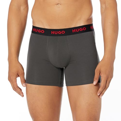 HUGO Three Pack Jersey Cotton Boxer Briefs