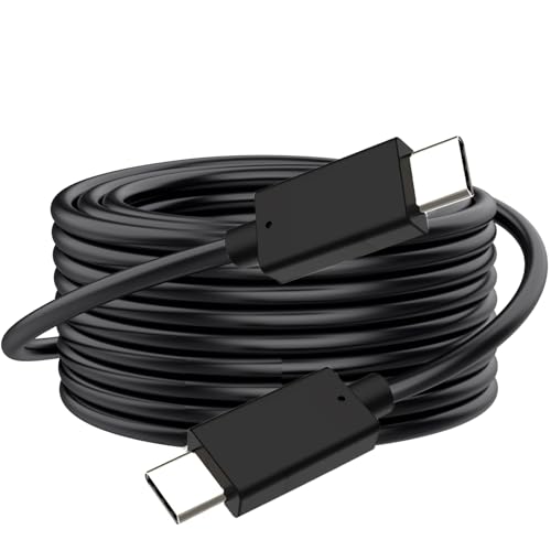 Qmiypf USB C to USB C Cable 1ft, Type C Fast Charging Cable Compatible with iPhone 15/16