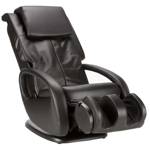 Human Touch WholeBody 7.1 Living Room Recliner Massage Chair - Full Body Professional Grade Personal Massage - Relaxation w Heat for Targeted Stress + Muscle Pain Relief with Foot Calf - Black