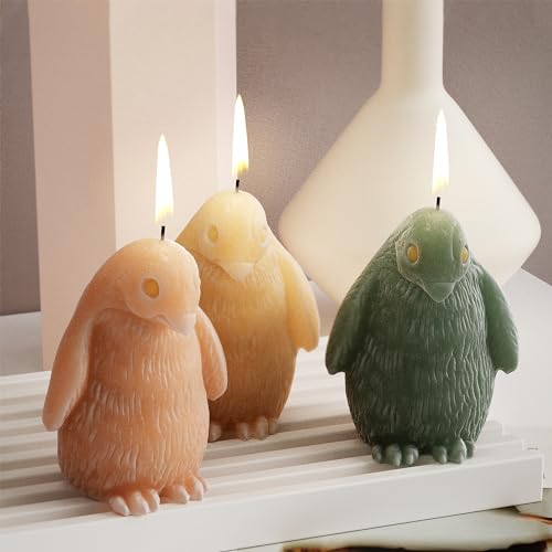 Penguin Candle Mold Animal Mold Penguin Mold Penguin Resin Mold Clay Mold Jewelry Resin Casting Mold Candle Making Molds Craft Supplies 3D Mold Silicone Mold for Resin Casting Mold