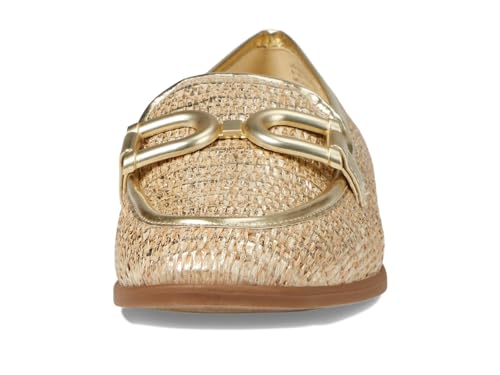 Kenneth Cole Women's Women's Linda BIT Loafer, Soft Gold Raffia, 11
