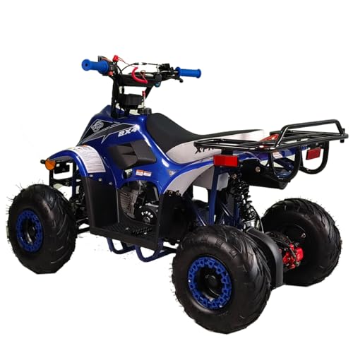 X-PRO Eagle 110 110cc Kids ATV Quad Youth ATVs 4 Wheels (Blue, Factory Package)