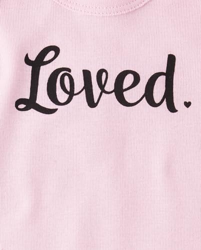 The Children's Place Baby Girl's and Newborn Long Sleeve Bodysuits, Bunnys Tail 4-Pack