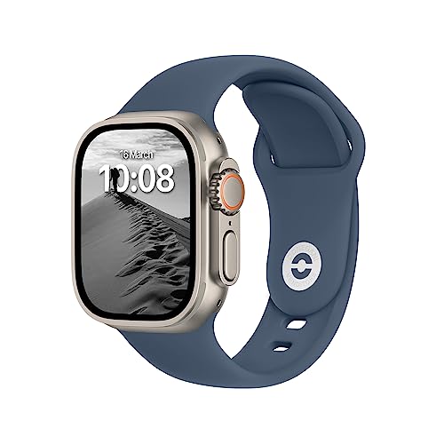 DONEGANI SB Sport Band Compatible with Apple Watch Bands Women Ultra Se 49mm 45mm 44mm 42mm 41mm 40mm 38mm Men series 9 8 7 6 5 4 3 2 1 iWatch Strap Silicone Millennial Pink