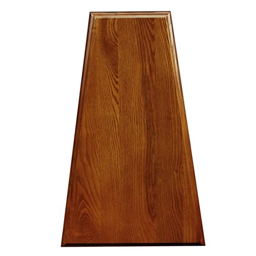 Leick Home 9035-MED Recliner Wedge Table with Shelf, Medium oak, 24 in x 15 in x 24 in