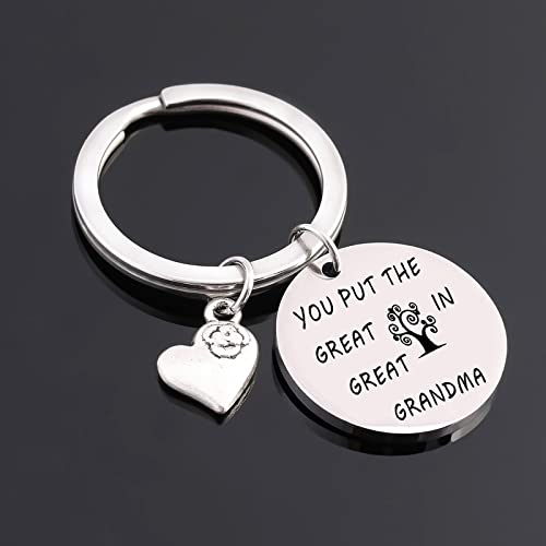 NOTHERS RSZOTW Great Grandma Gift Mothers Day Gift Great Grandmother Gift Great Grandma Thank You Jewelry Great Gigi Gifts Great Grammy Gift Granny Gift Great Nana Jewelry
