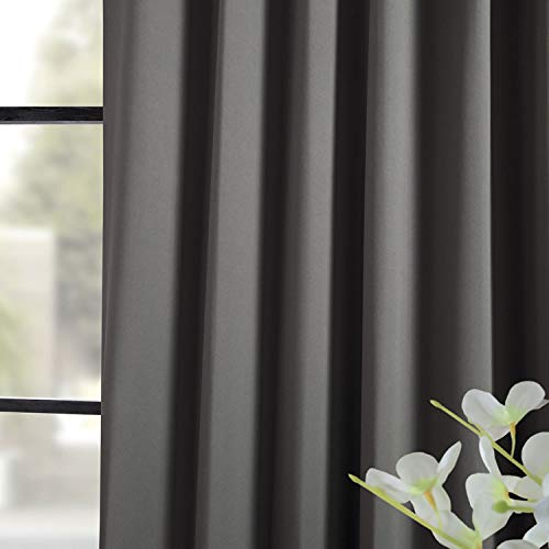 HPD Half Price Drapes Room Darkening Curtains 96 Inches Long for Bedroom & Living Room (1 Panel), 50 X 96, Solarium Yellow