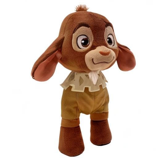 Disney Wish Walk 'n Talk Valentino Plush Fainting Goat, 11-Inch Stuffed Animal, Sounds and Motion, Kids Toys for Ages 3 Up by Just Play