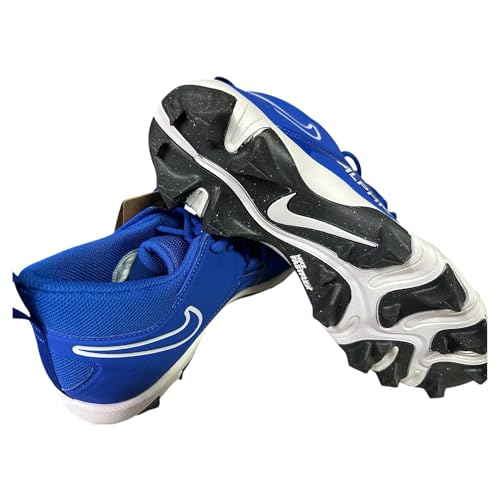 Nike Men's Alpha Menace-3 Shark Football Shoes Cleats Game Royal/University Blue/Summit White/White #CV0582-414 - Size Men's 7