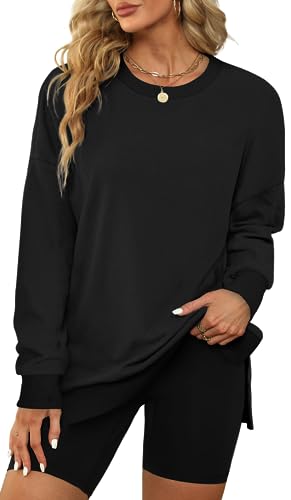 XIEERDUO Pink Sweatshirts For Women Tops For Women 2023 Oversized Dupe Coral Xs