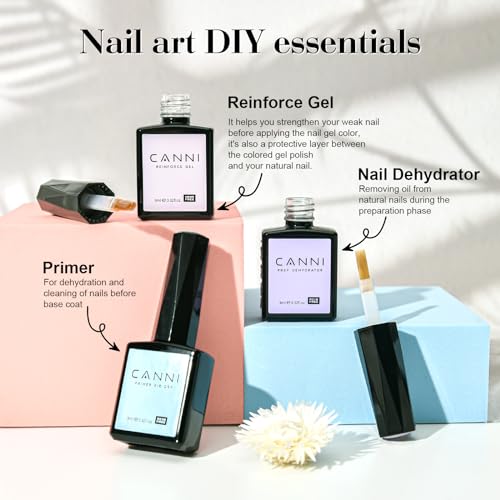 CANNI CC1 30Pcs 9ML Hema-free Gel Nail Polish Set, Black Pink Nude Red Blue Green Gel Polish Kit Color Soak Off LED Nail Gel Polish Set Nail Art Starter Manicure Salon DIY at Home