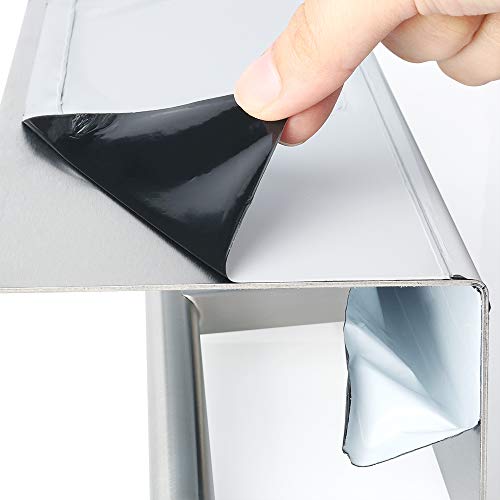 Alise Double Toilet Paper Holder,Bathroom Tissue Holder with Shelf,SUS304 Stainless Steel Toilet Paper Roll Holder Storage Dispenser,Self Adhesive or Wall Mount Drilling,Matte Black,GYT880-B