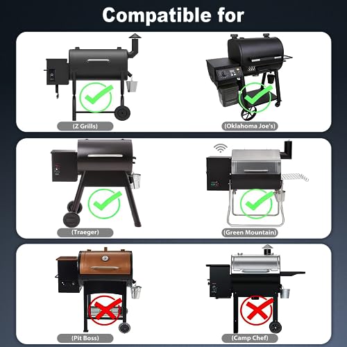 Whaleme 15 Pack Grease Bucket Liners & Drip Grease Bucket HDW152 for Traeger Pro Series 575/780, 20/22/34 Series, Ironwood 650/885, Pit Boss etc Pellets Grill Smoker