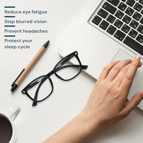 Gaoye Blue Light Blocking Glasses - Anti UV Ray Computer Gaming Glasses, Blue Blockers Glasses For Women/Men, Eyewear frame (Zebra)