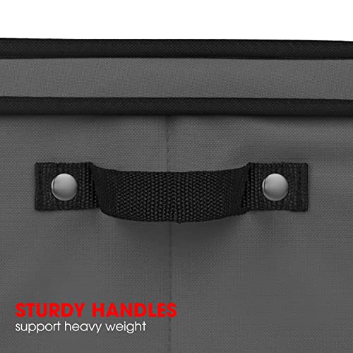 Primode Holiday Ornament Storage Chest, With 4 Trays Holds Up to 64 Ornaments Balls, With Dividers (Gray)