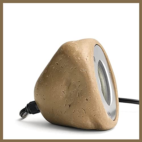 Kichler 28318 200-Lumen 5-Watt Faux Rock Low Voltage Hardwired LED Spot Light Single Fixture