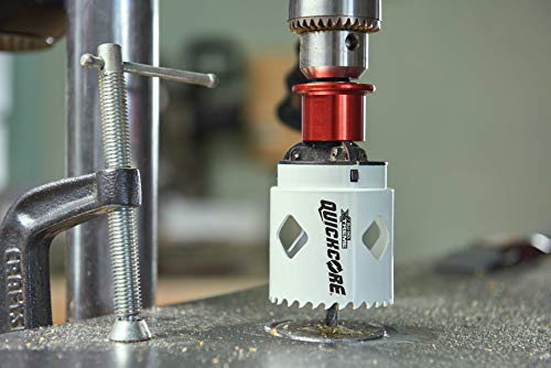 Disston E0100224 Blu-MOL QUICKCORE Xtreme Bi-Metal Hole Saw, 7" Clamshell Size, 5-1/4"