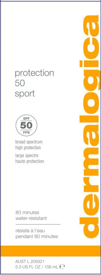 Dermalogica Protection 50 Sport SPF50, 5.3 Fl Oz - Broad Spectrum Sunscreen Lotion for Face and Body