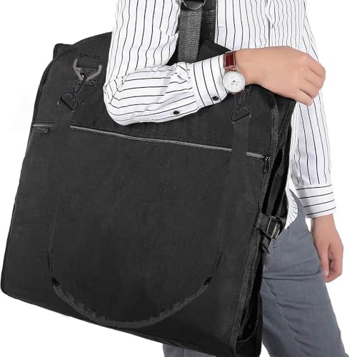 Magictodoor 66" Versatile Travelling bags Wedding Dress Travel Garment Bag Tri-Fold Gown Length w/Hanging Hook Extra Pocket