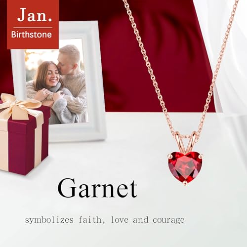 SMILEST October Birthstone Necklace for Women, Pink Corundum Necklace 925 Sterling Silver October Birthstone Jewelry for Women Mom Birthday Gifts for Her Mom Wife Heart Pink Pendant Necklaces
