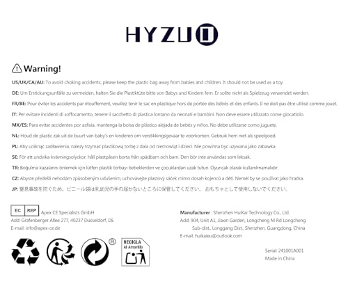 HYZUO 13.3-14 Inch Laptop Sleeve Case with Stand for MacBook Pro 14 M4/M3/M2/M1 2025-2021, MacBook Air/Pro 13.3, 13.8/13.5 Surface Laptop, HP Spectre X360 13/14, Space Gray(Smiley)